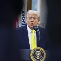 O presidente dos EUA, Donald Trump. Imagem referente a matéria