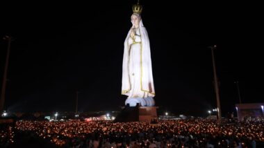 A nova estátua de Nossa Senhora de Fátima é maior que o Cristo Redentor, que tem 38 metros de altura Imagem referente a matéria